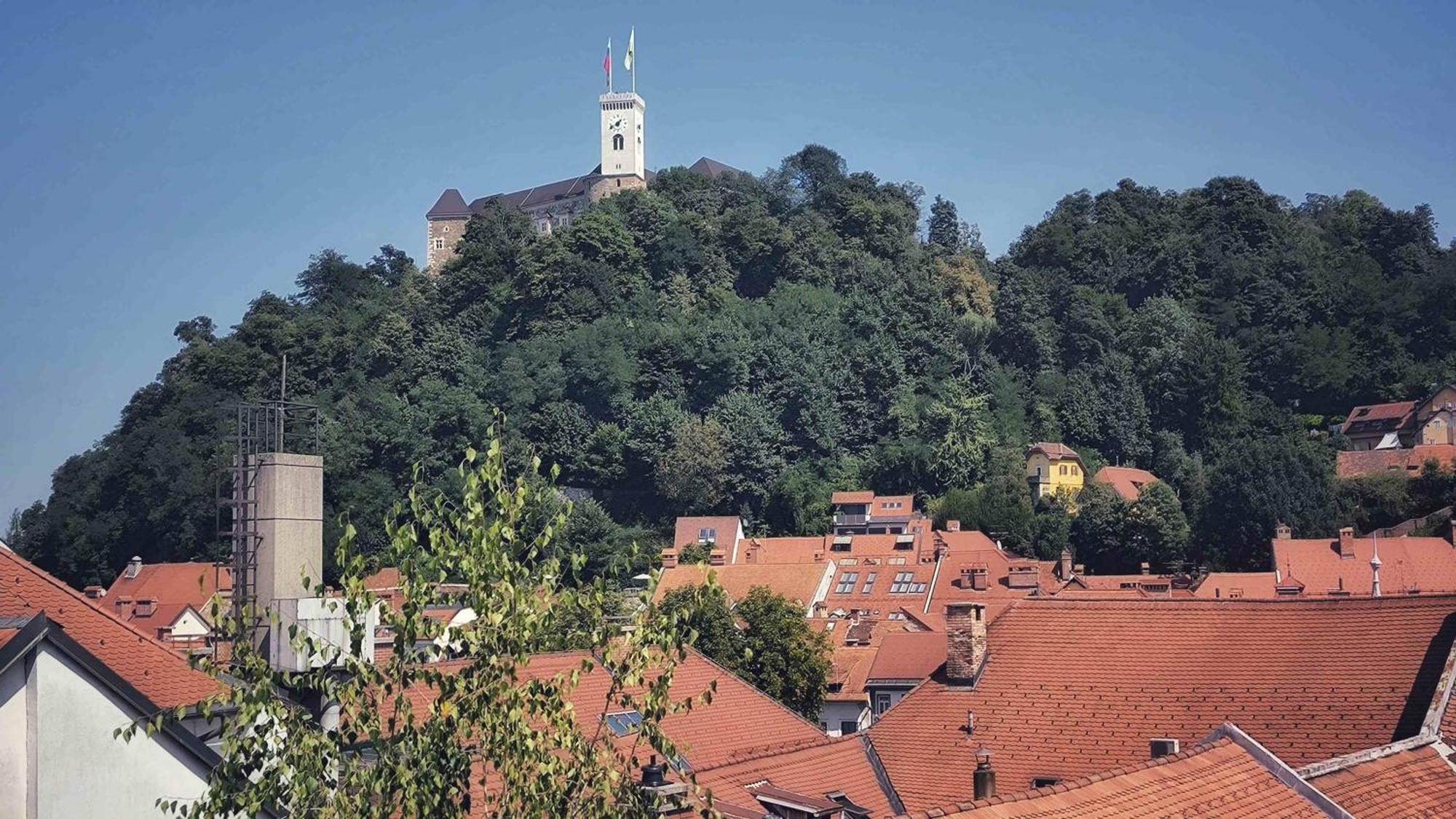 Penthouse View In Town Apartment Ljubljana Exterior photo